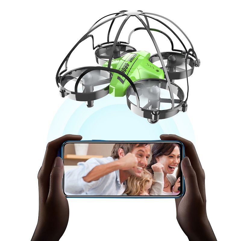 Mini Koda Dronu APP Stýring Grønt